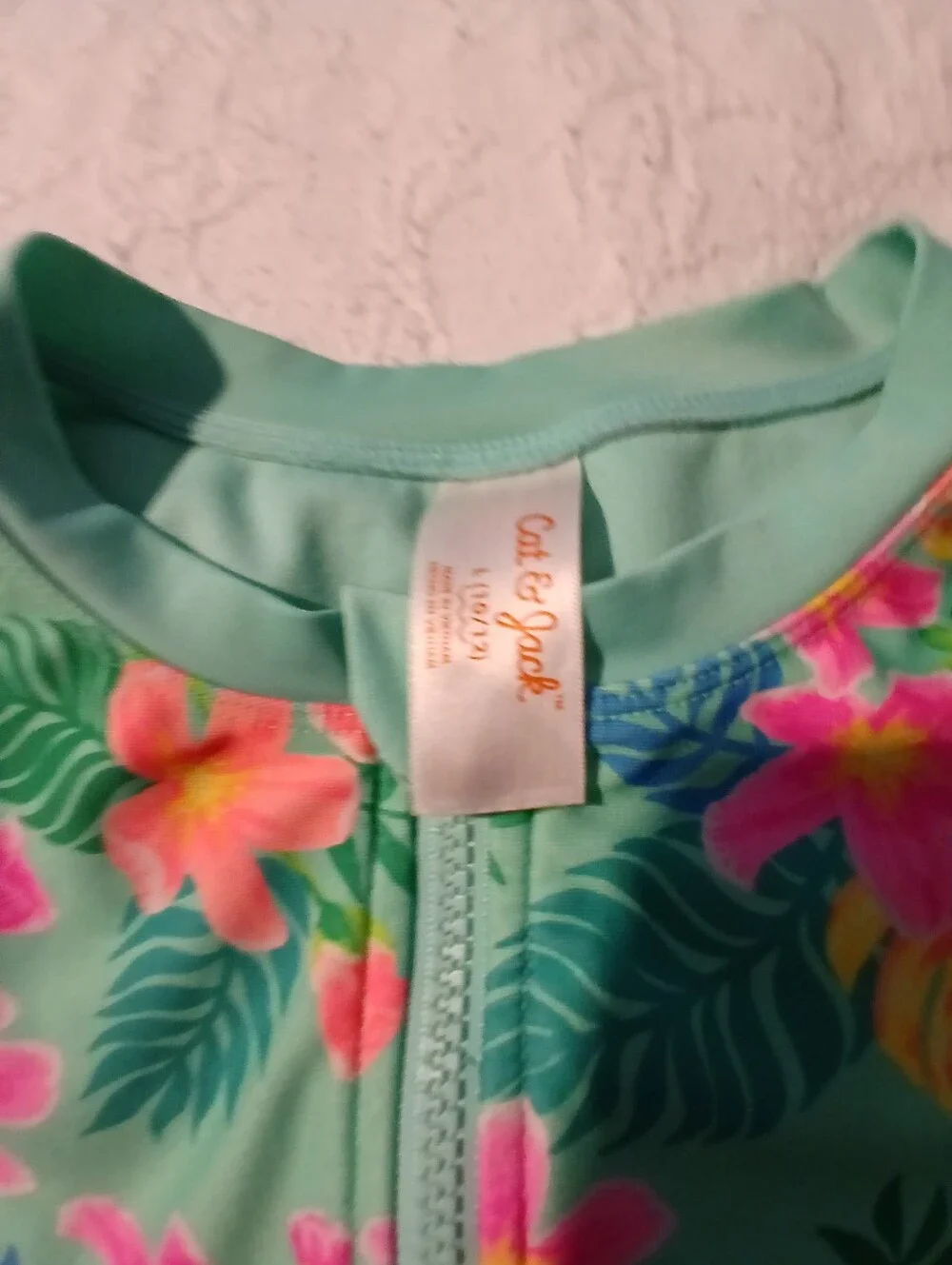 🚸Girls Swim Suits Bundle - Tropical Floral, Pineapple & Neon Prints SIZE 10/12